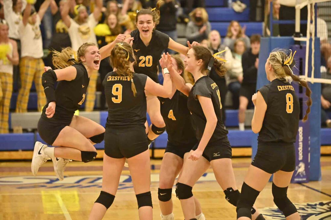 Crestview volleyball wins fourth straight district title News, Sports